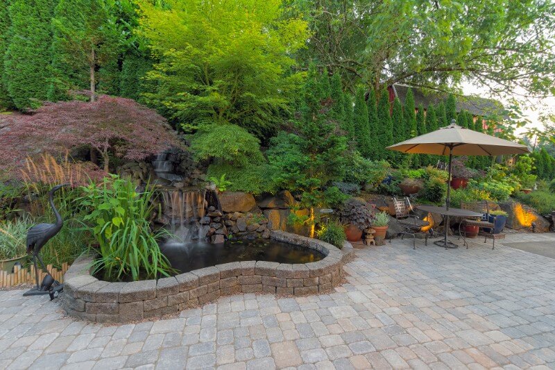 paved patio